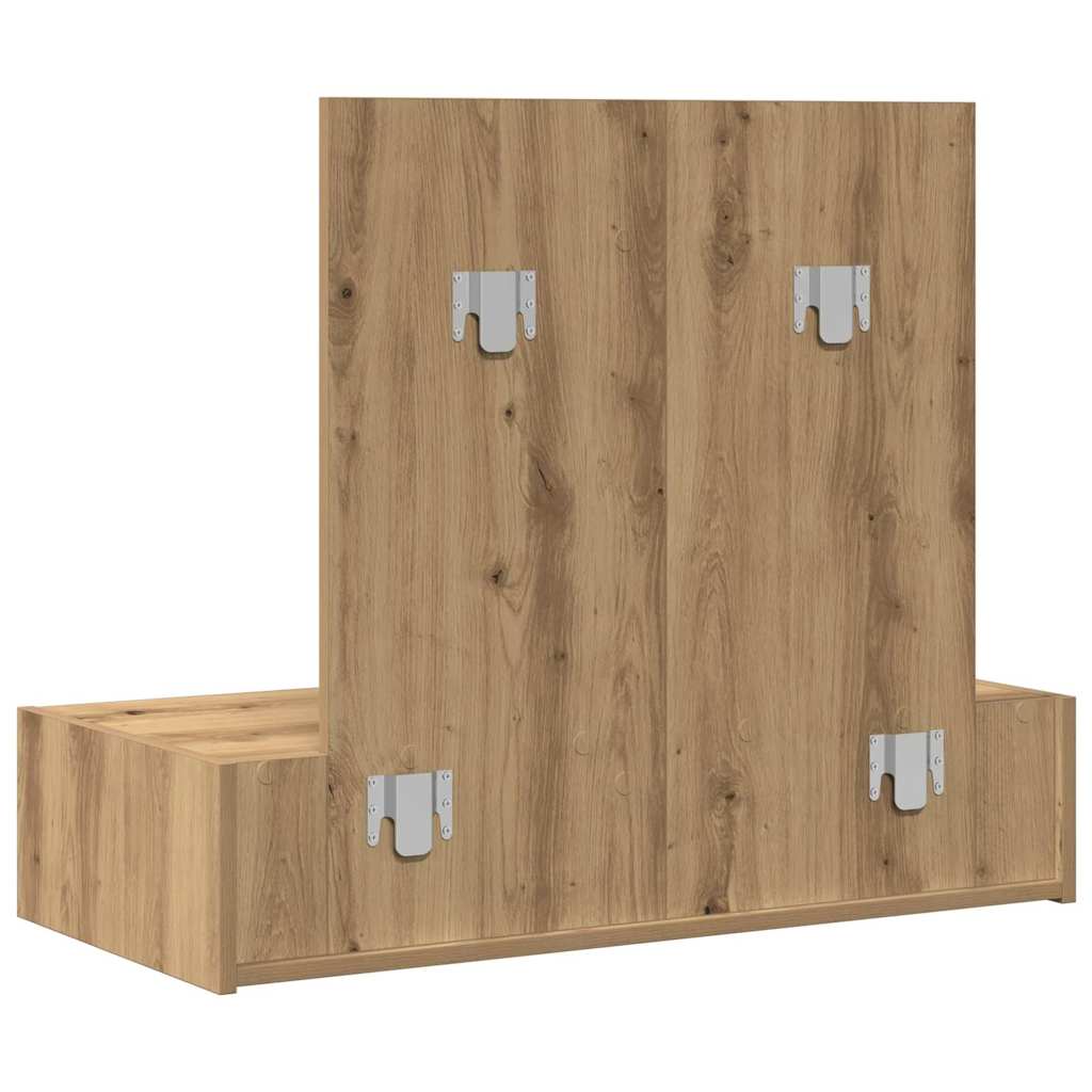 Plafondtafel met lade Bruin 83 x 40 x 70 cm Bewerkt hout is nu te koop bij PeponiXL, paradijselijk wonen!
