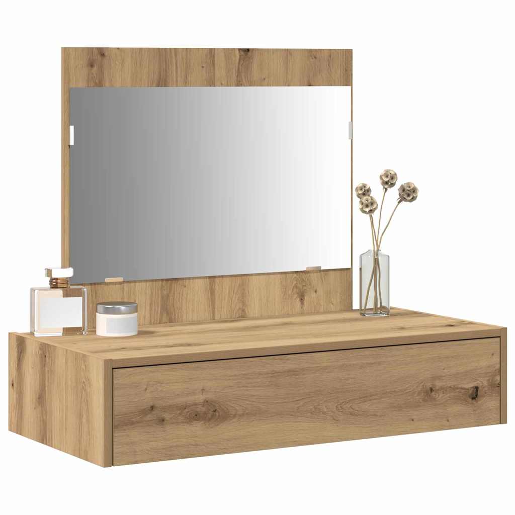 Plafondtafel met lade Bruin 83 x 40 x 70 cm Bewerkt hout is nu te koop bij PeponiXL, paradijselijk wonen!