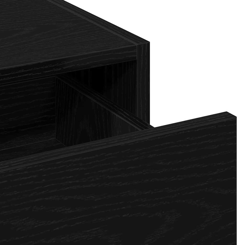 Plafondtafel met lade Zwart 100 x 40 x 70 cm Bewerkt hout is nu te koop bij PeponiXL, paradijselijk wonen!