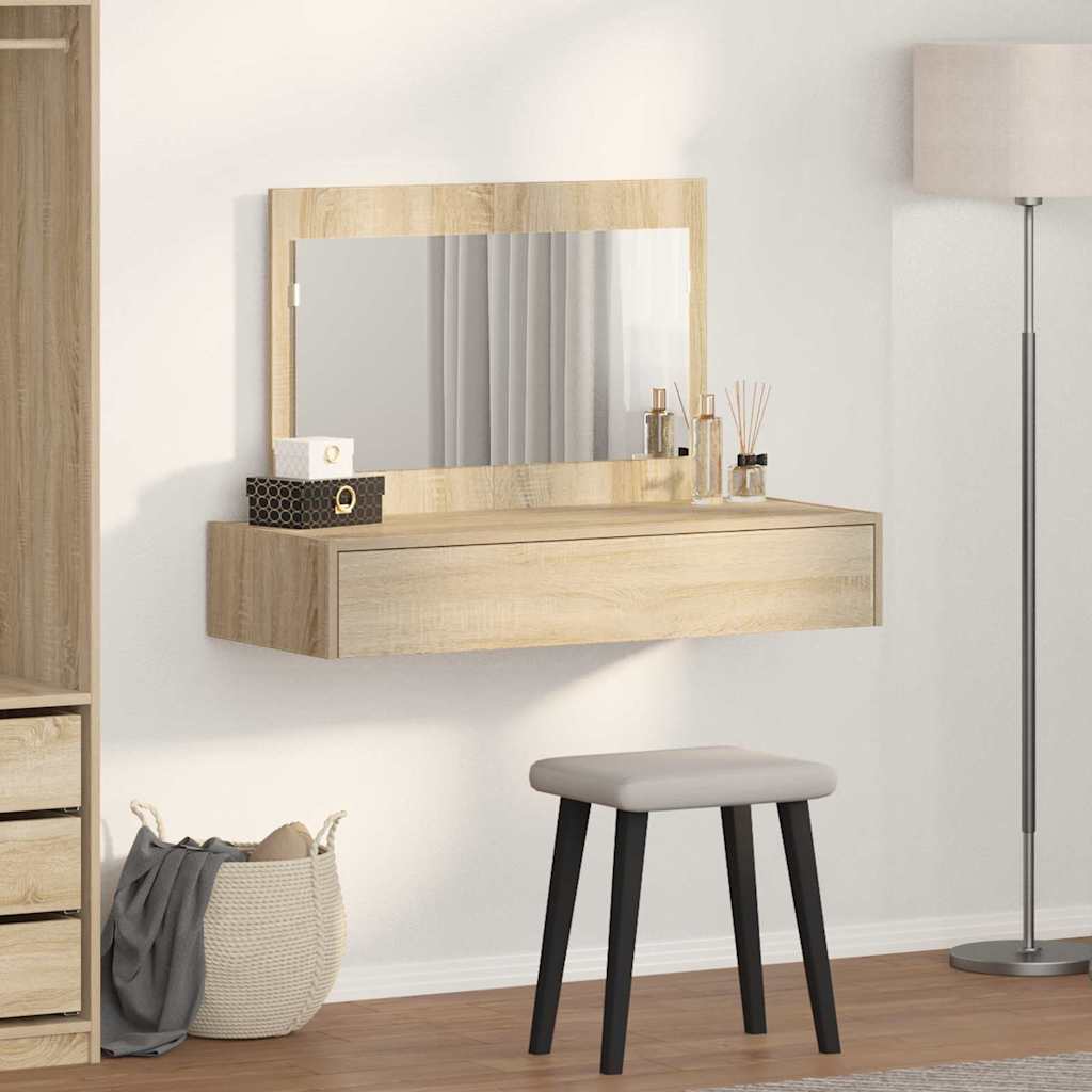 Plafondtafel met lade Bruin 100 x 40 x 70 cm Bewerkt hout is nu te koop bij PeponiXL, paradijselijk wonen!