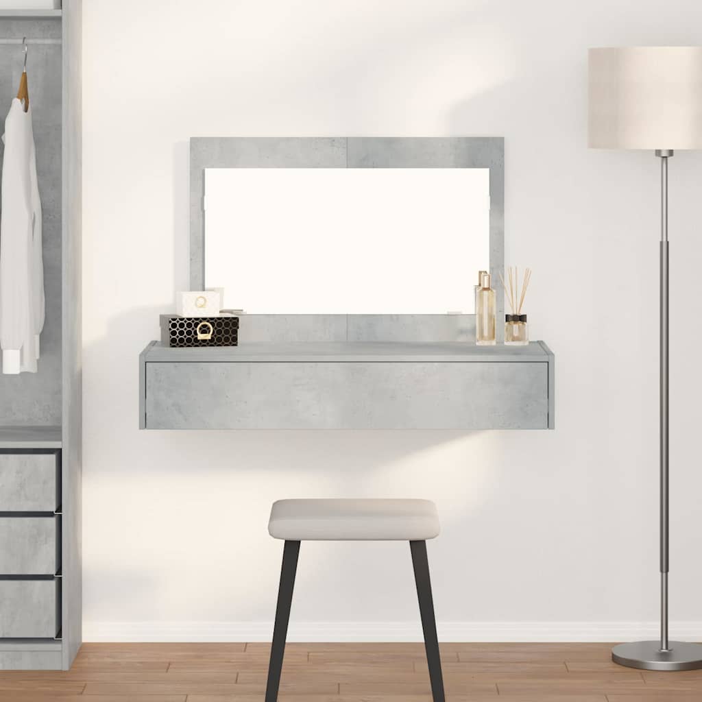 Plafondtafel met lade Grijs 100 x 40 x 70 cm Bewerkt hout is nu te koop bij PeponiXL, paradijselijk wonen!