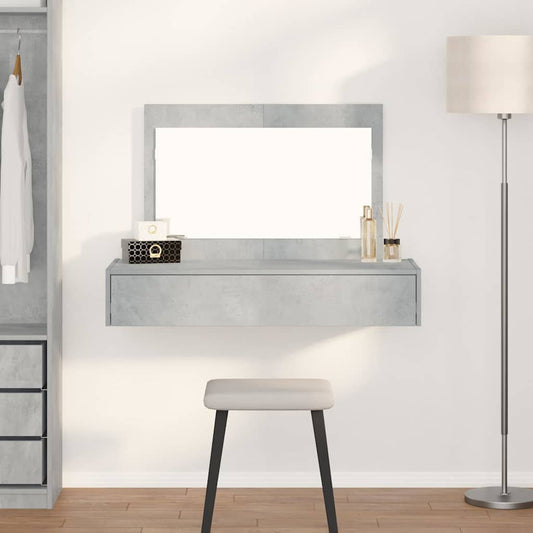 Plafondtafel met lade Grijs 100 x 40 x 70 cm Bewerkt hout is nu te koop bij PeponiXL, paradijselijk wonen!