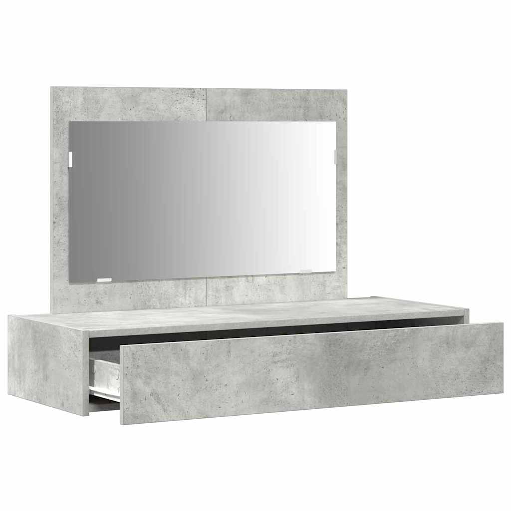 Plafondtafel met lade Grijs 100 x 40 x 70 cm Bewerkt hout is nu te koop bij PeponiXL, paradijselijk wonen!