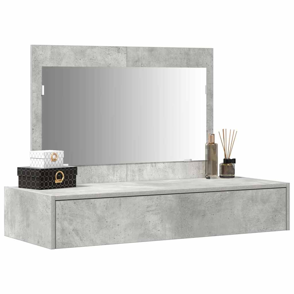Plafondtafel met lade Grijs 100 x 40 x 70 cm Bewerkt hout is nu te koop bij PeponiXL, paradijselijk wonen!