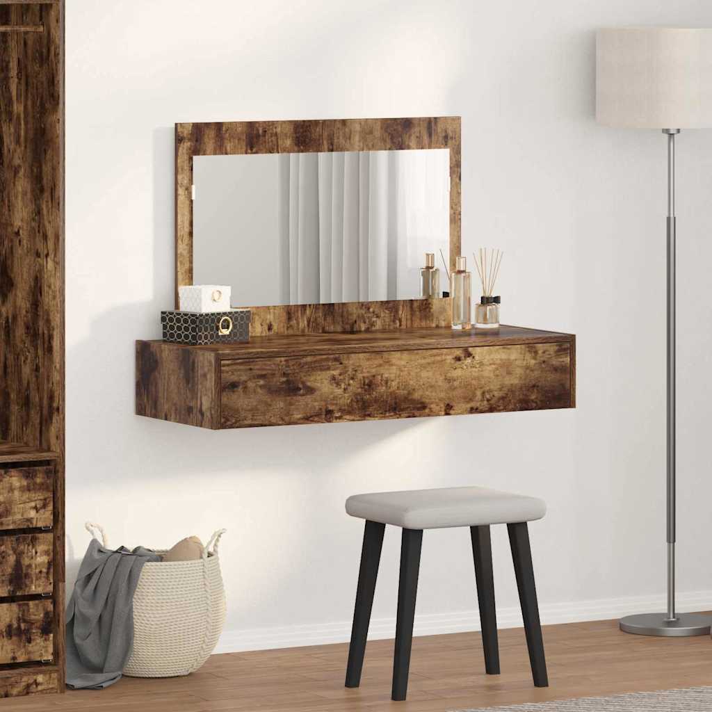 Plafondtafel met lade Bruin 100 x 40 x 70 cm Bewerkt hout is nu te koop bij PeponiXL, paradijselijk wonen!