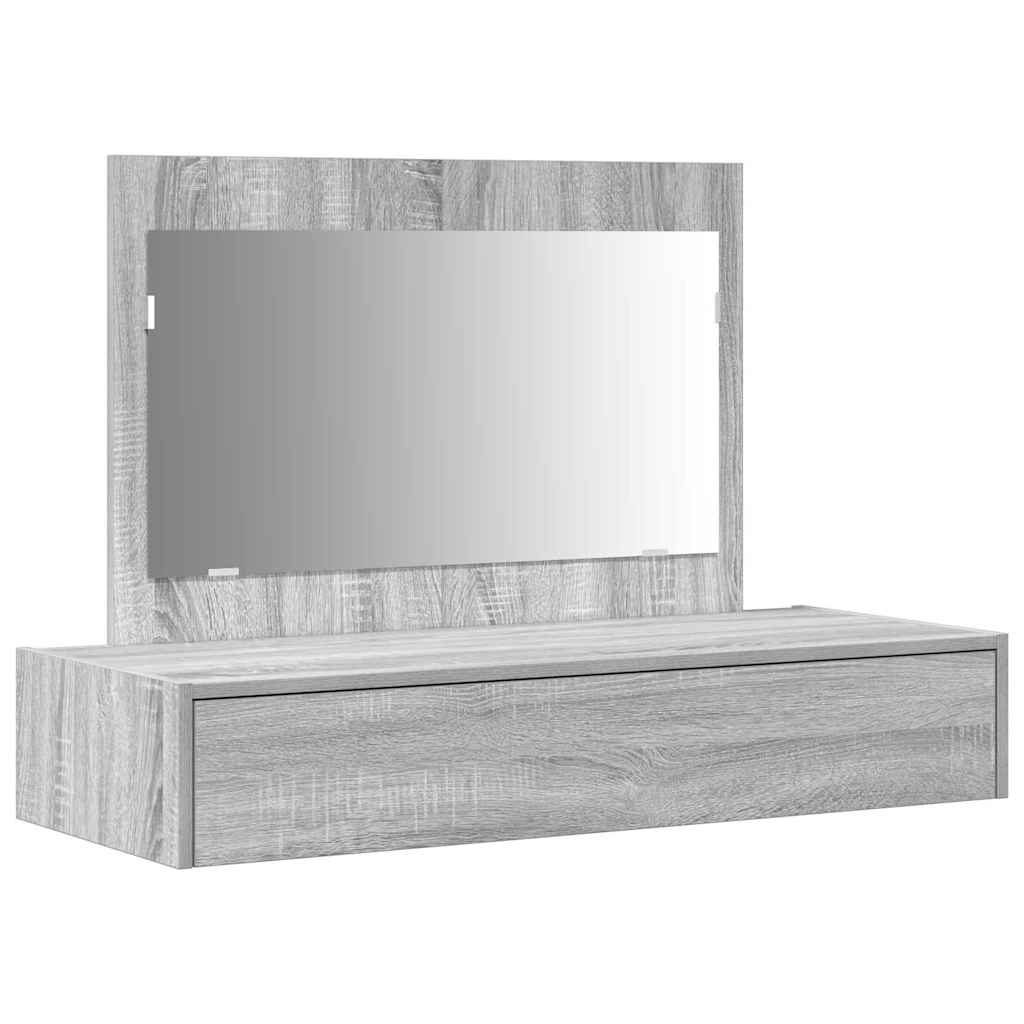 Plafondtafel met lade Grijs 100 x 40 x 70 cm Bewerkt hout is nu te koop bij PeponiXL, paradijselijk wonen!