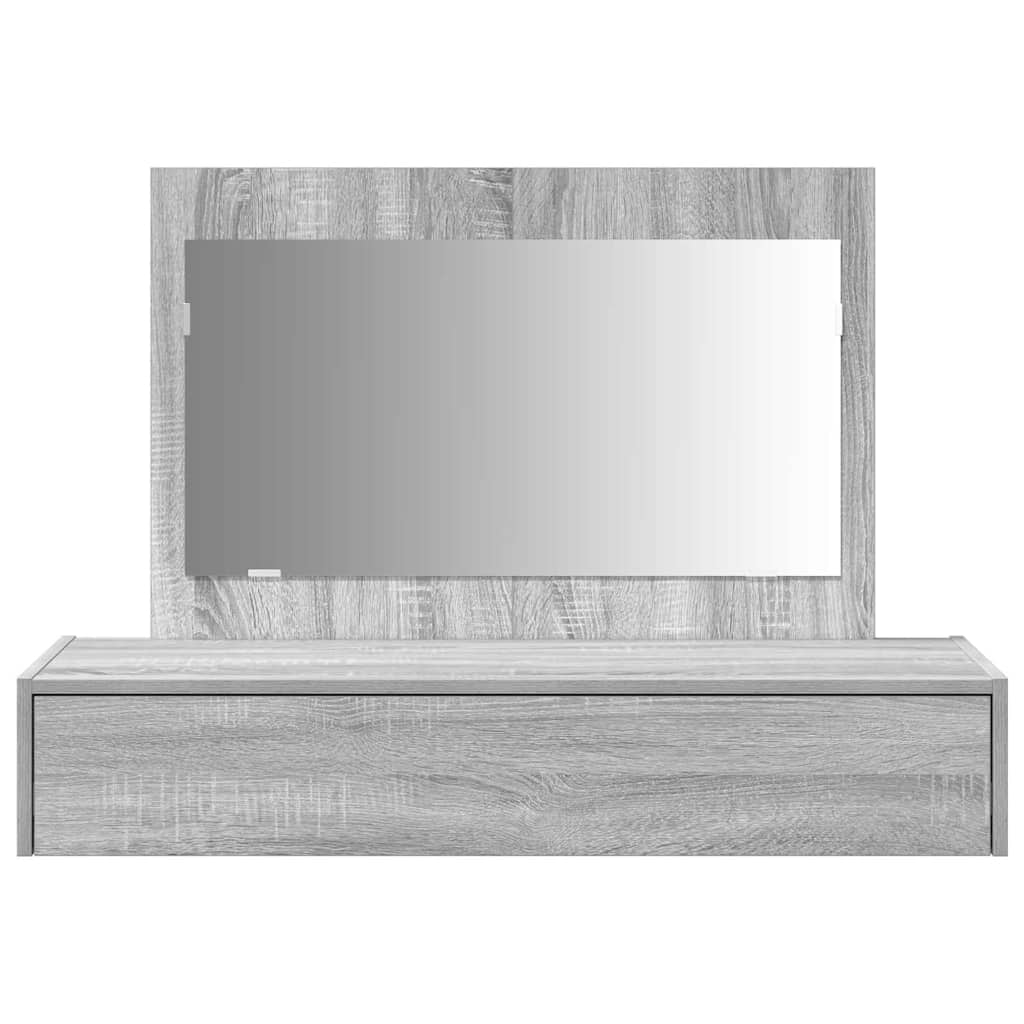 Plafondtafel met lade Grijs 100 x 40 x 70 cm Bewerkt hout is nu te koop bij PeponiXL, paradijselijk wonen!