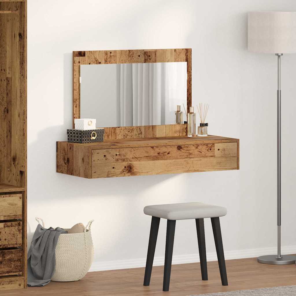 Plafondtafel met lade Bruin 100 x 40 x 70 cm Bewerkt hout is nu te koop bij PeponiXL, paradijselijk wonen!