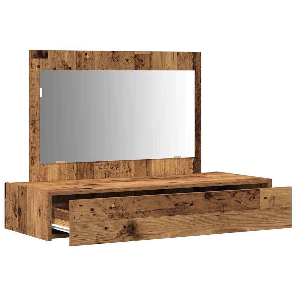 Plafondtafel met lade Bruin 100 x 40 x 70 cm Bewerkt hout is nu te koop bij PeponiXL, paradijselijk wonen!