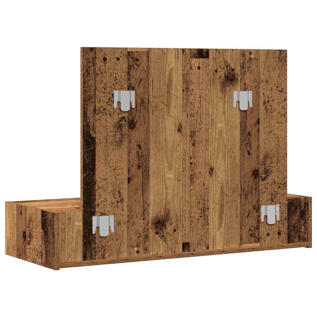 Plafondtafel met lade Bruin 100 x 40 x 70 cm Bewerkt hout is nu te koop bij PeponiXL, paradijselijk wonen!