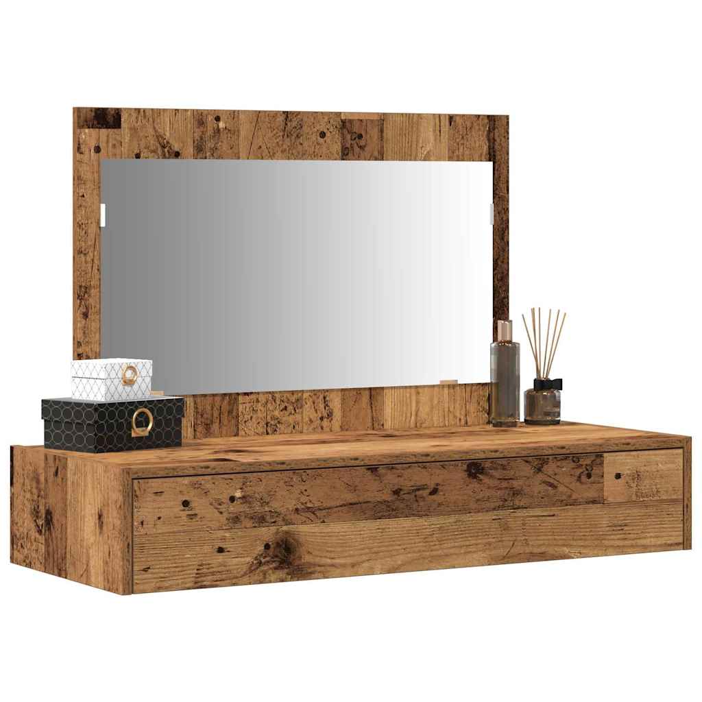 Plafondtafel met lade Bruin 100 x 40 x 70 cm Bewerkt hout is nu te koop bij PeponiXL, paradijselijk wonen!