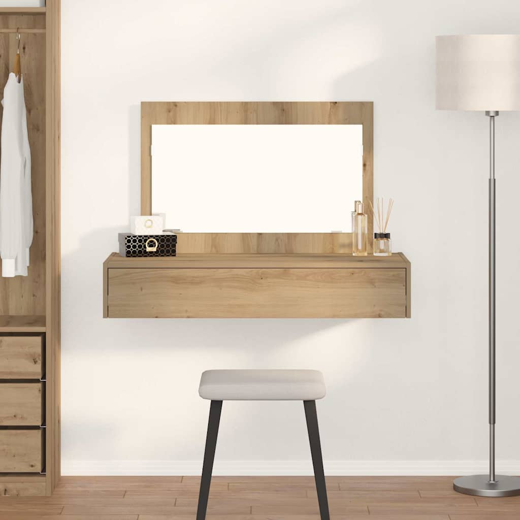Plafondtafel met lade Bruin 100 x 40 x 70 cm Bewerkt hout is nu te koop bij PeponiXL, paradijselijk wonen!