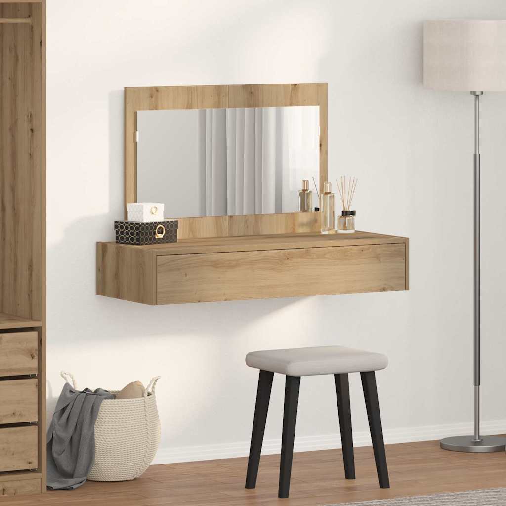 Plafondtafel met lade Bruin 100 x 40 x 70 cm Bewerkt hout is nu te koop bij PeponiXL, paradijselijk wonen!