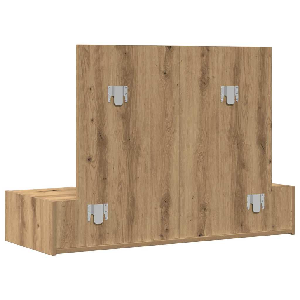 Plafondtafel met lade Bruin 100 x 40 x 70 cm Bewerkt hout is nu te koop bij PeponiXL, paradijselijk wonen!