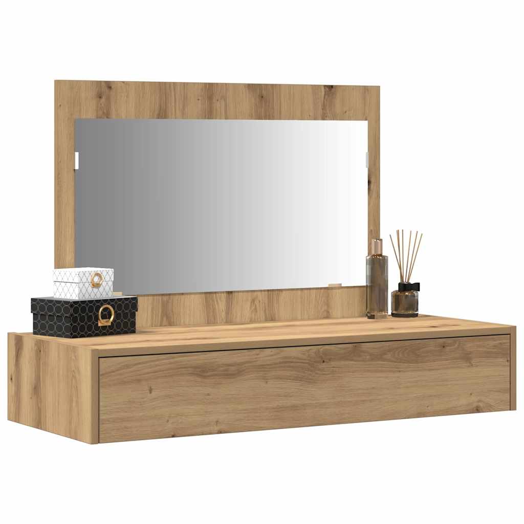 Plafondtafel met lade Bruin 100 x 40 x 70 cm Bewerkt hout is nu te koop bij PeponiXL, paradijselijk wonen!