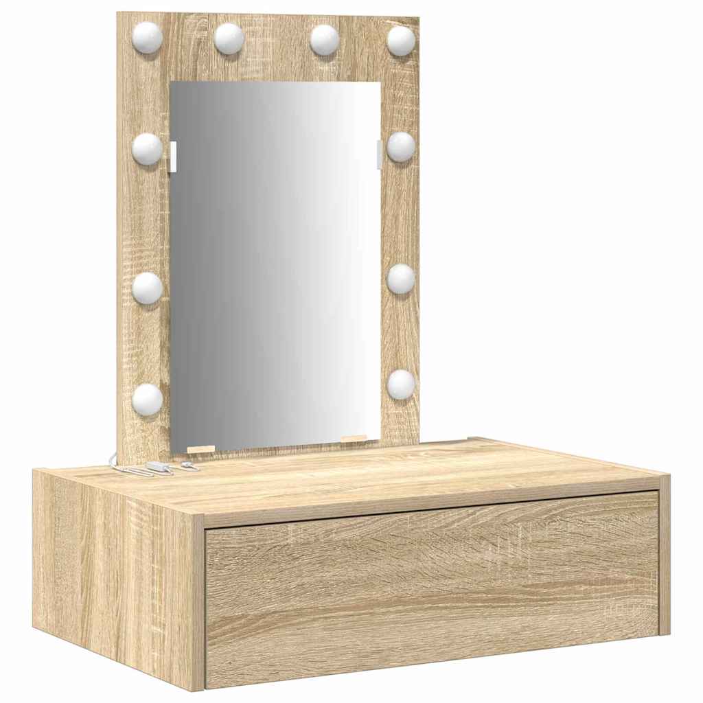 Plafondtafel met lade Bruin 60 x 40 x 70 cm Bewerkt hout is nu te koop bij PeponiXL, paradijselijk wonen!