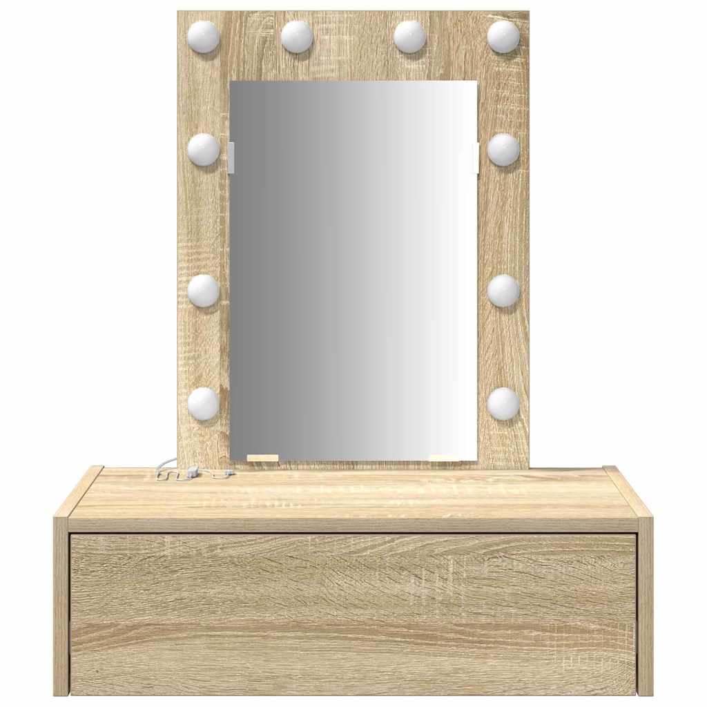 Plafondtafel met lade Bruin 60 x 40 x 70 cm Bewerkt hout is nu te koop bij PeponiXL, paradijselijk wonen!