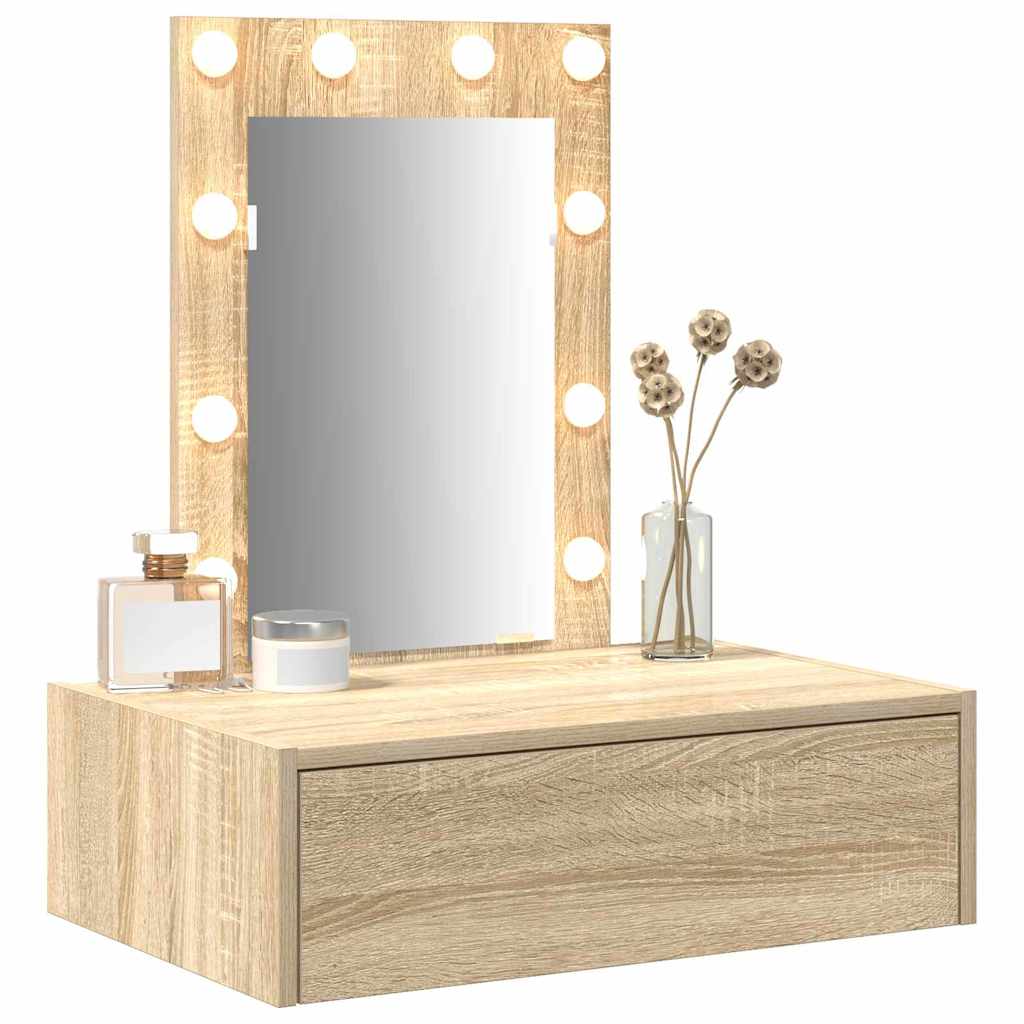 Plafondtafel met lade Bruin 60 x 40 x 70 cm Bewerkt hout is nu te koop bij PeponiXL, paradijselijk wonen!