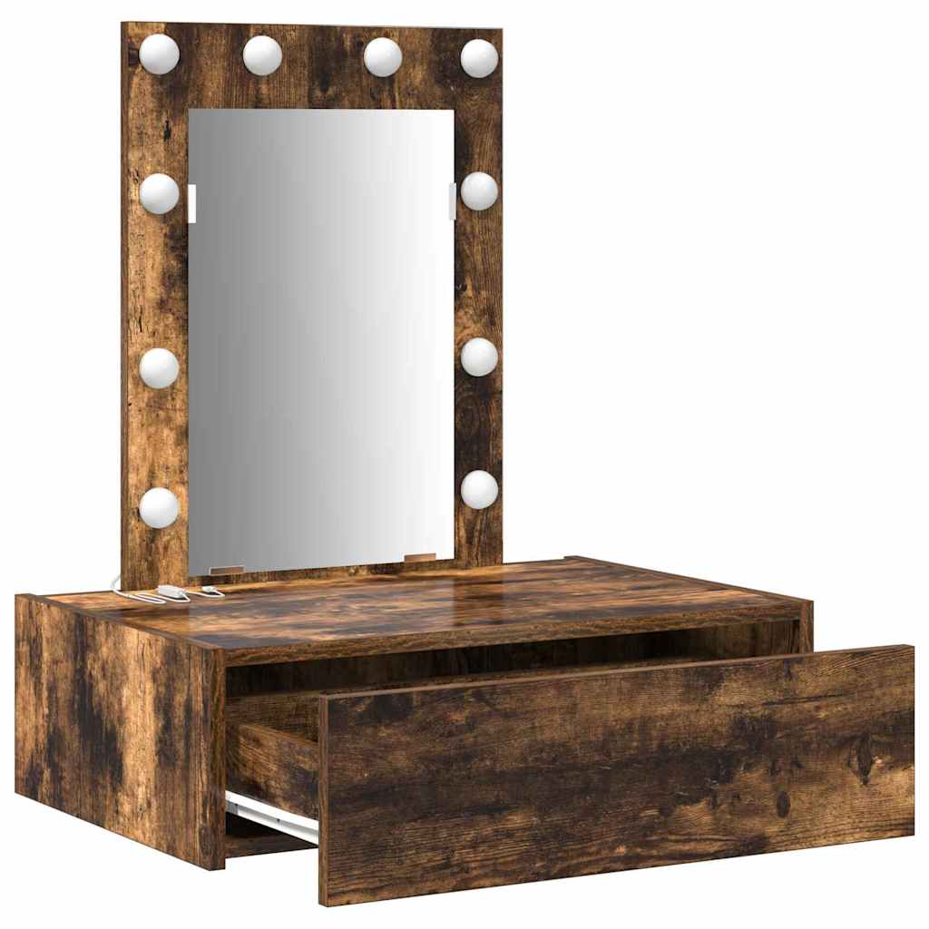 Plafondtafel met lade Bruin 60 x 40 x 70 cm Bewerkt hout is nu te koop bij PeponiXL, paradijselijk wonen!