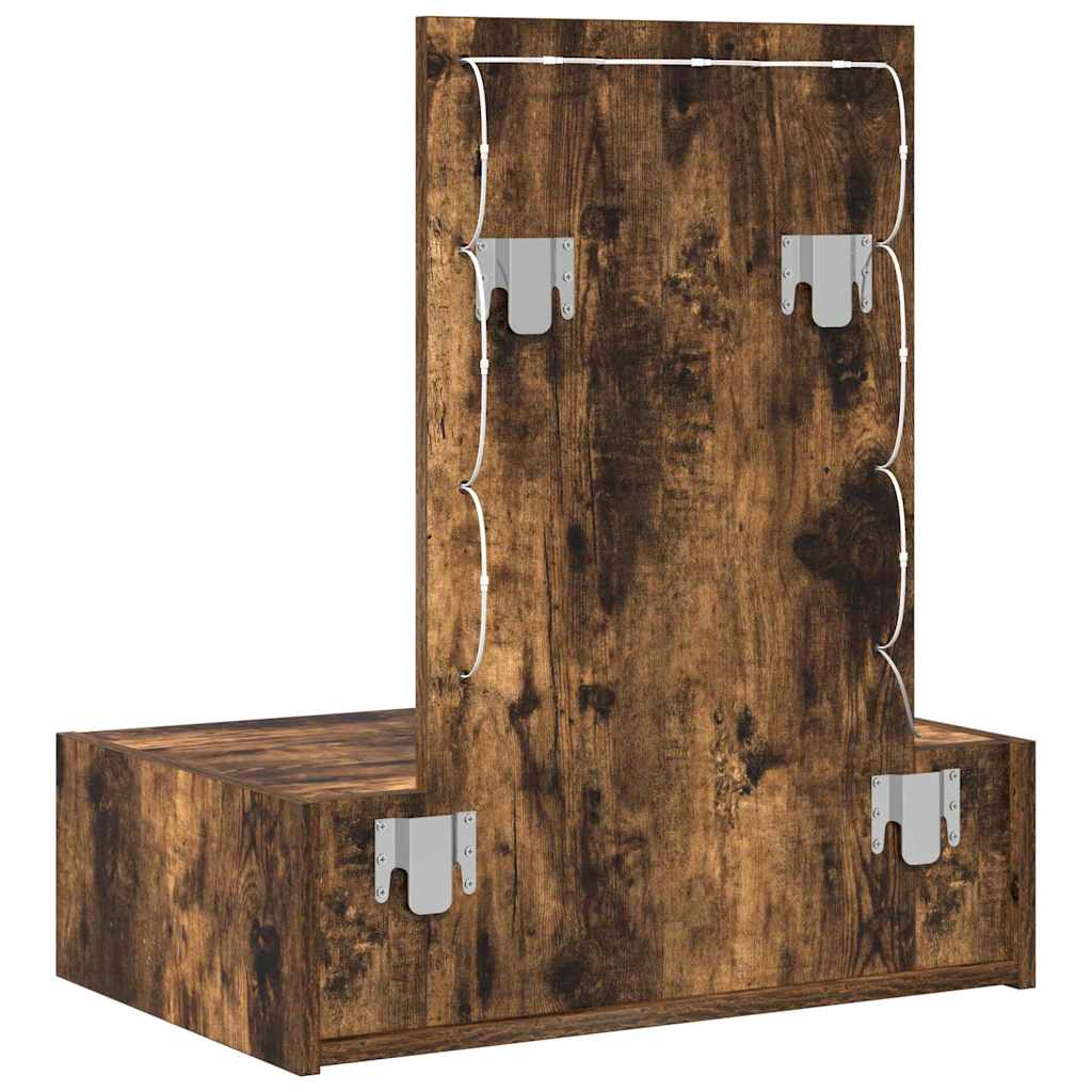 Plafondtafel met lade Bruin 60 x 40 x 70 cm Bewerkt hout is nu te koop bij PeponiXL, paradijselijk wonen!