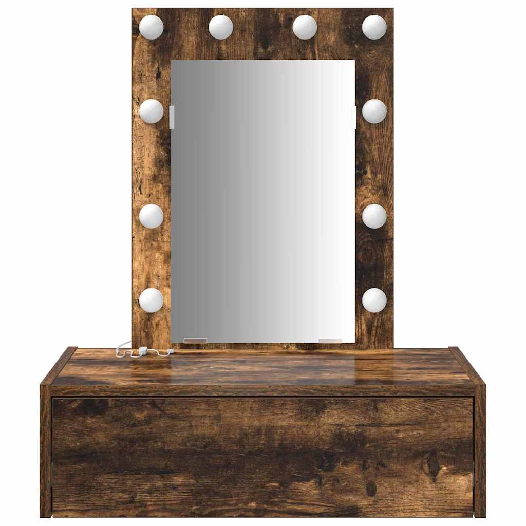 Plafondtafel met lade Bruin 60 x 40 x 70 cm Bewerkt hout is nu te koop bij PeponiXL, paradijselijk wonen!