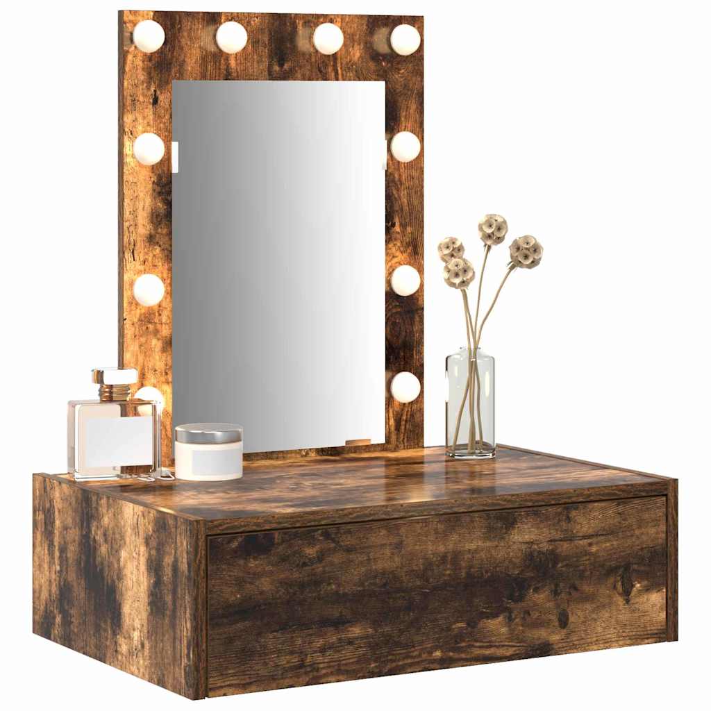 Plafondtafel met lade Bruin 60 x 40 x 70 cm Bewerkt hout is nu te koop bij PeponiXL, paradijselijk wonen!