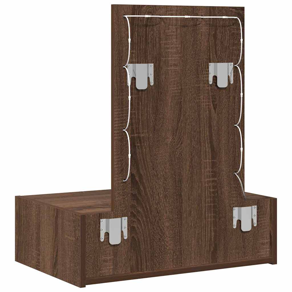 Plafondtafel Bruin 60 x 40 x 70 cm Bewerkt hout