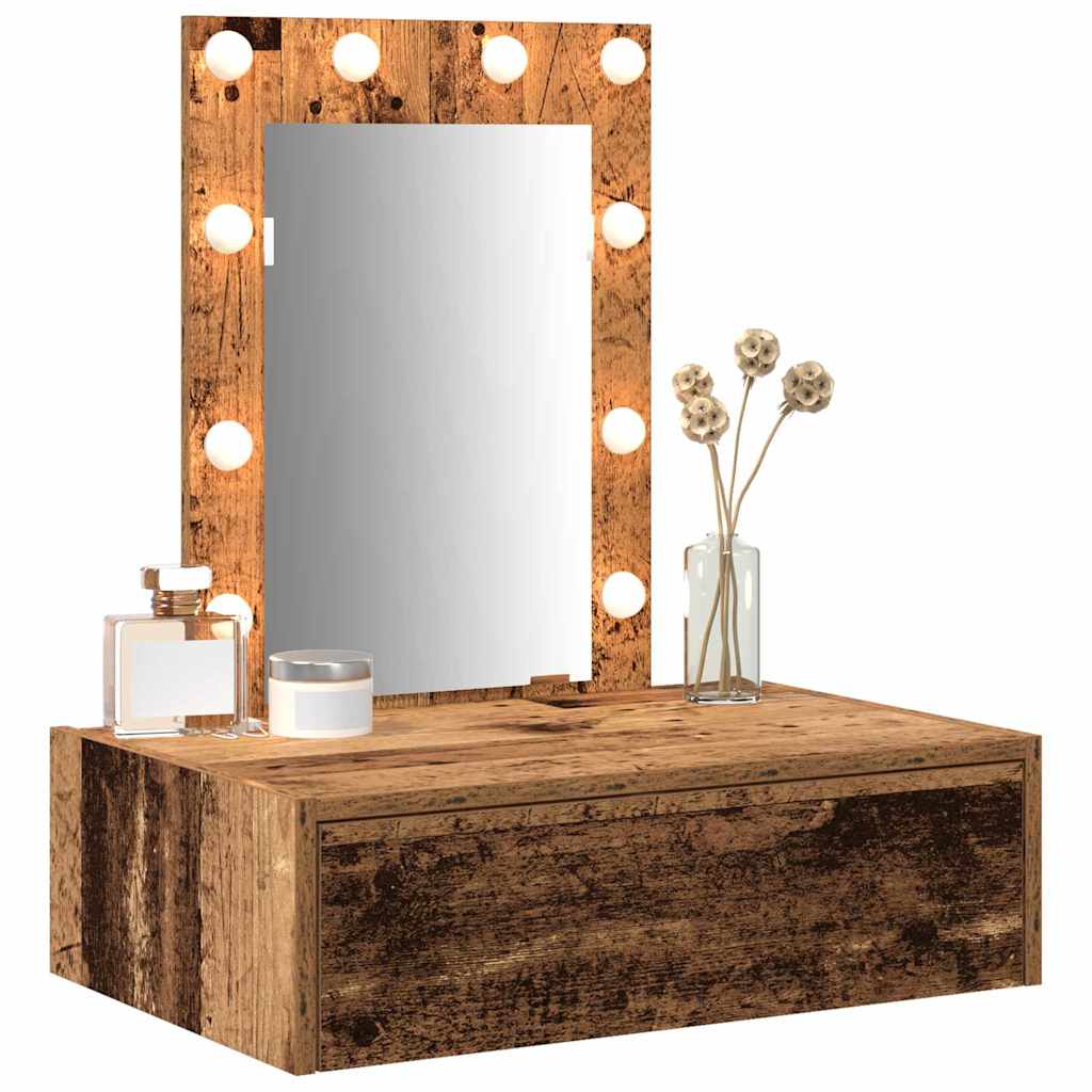 Plafondtafel met lade Bruin 60 x 40 x 70 cm Bewerkt hout is nu te koop bij PeponiXL, paradijselijk wonen!
