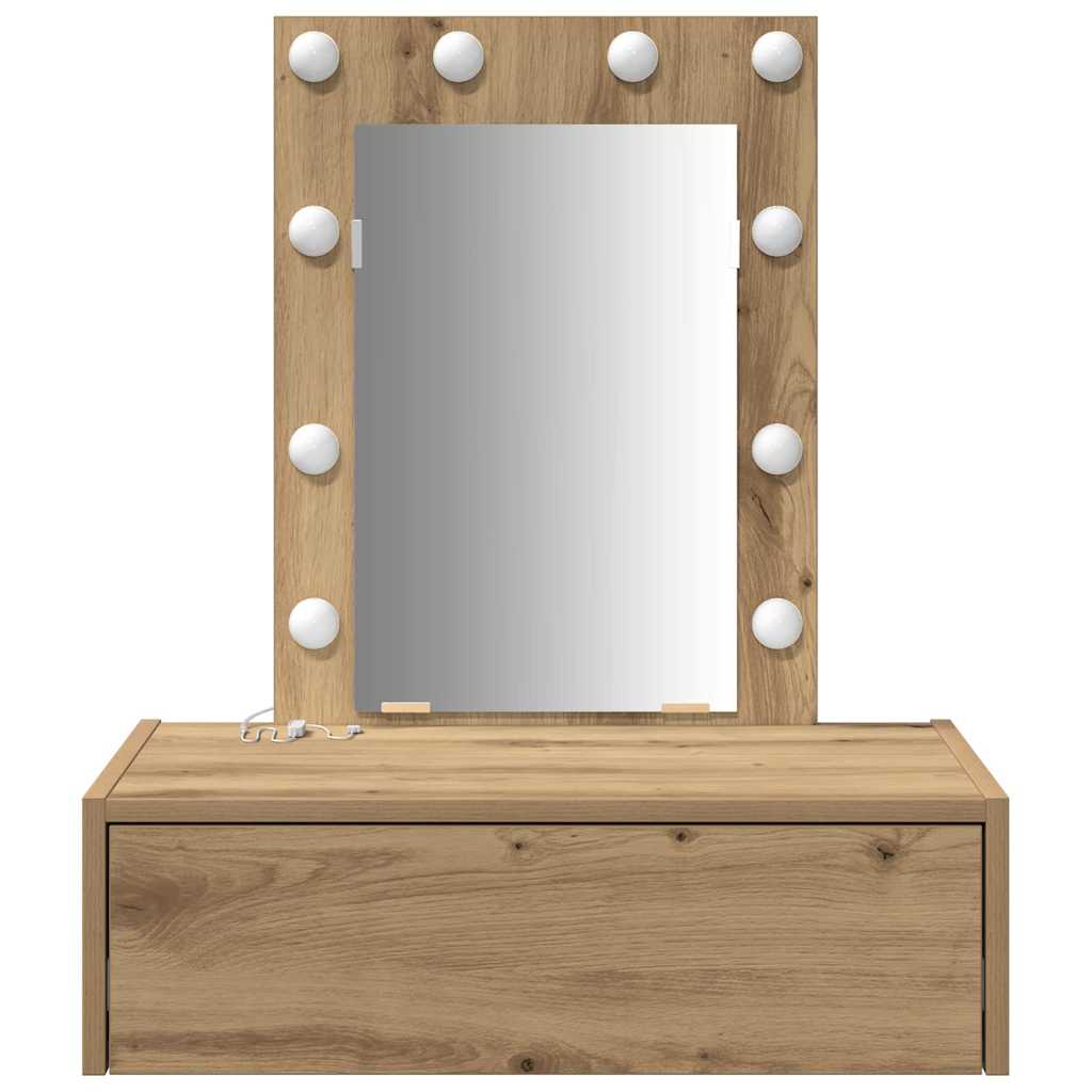Plafondtafel met lade Bruin 60 x 40 x 70 cm Bewerkt hout is nu te koop bij PeponiXL, paradijselijk wonen!