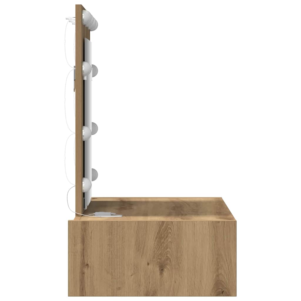 Plafondtafel met lade Bruin 60 x 40 x 70 cm Bewerkt hout is nu te koop bij PeponiXL, paradijselijk wonen!
