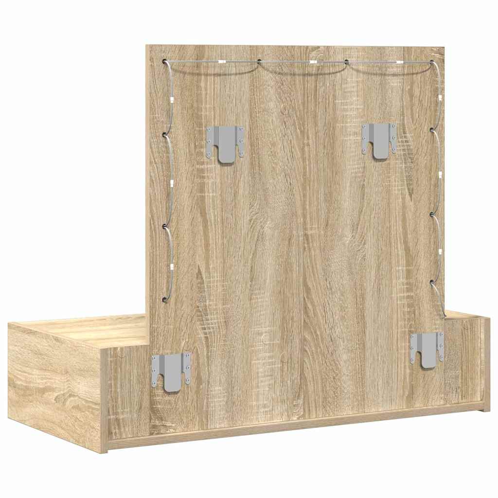 Plafondtafel met lade Bruin 83 x 40 x 70 cm Bewerkt hout is nu te koop bij PeponiXL, paradijselijk wonen!