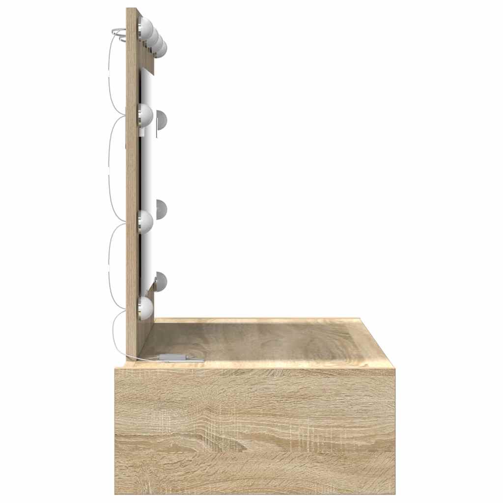 Plafondtafel met lade Bruin 83 x 40 x 70 cm Bewerkt hout is nu te koop bij PeponiXL, paradijselijk wonen!