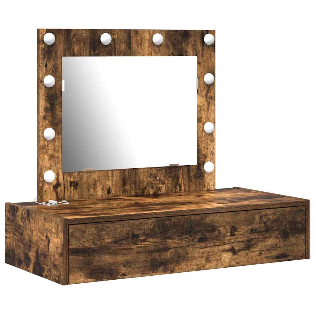 Plafondtafel met lade Bruin 83 x 40 x 70 cm Bewerkt hout is nu te koop bij PeponiXL, paradijselijk wonen!