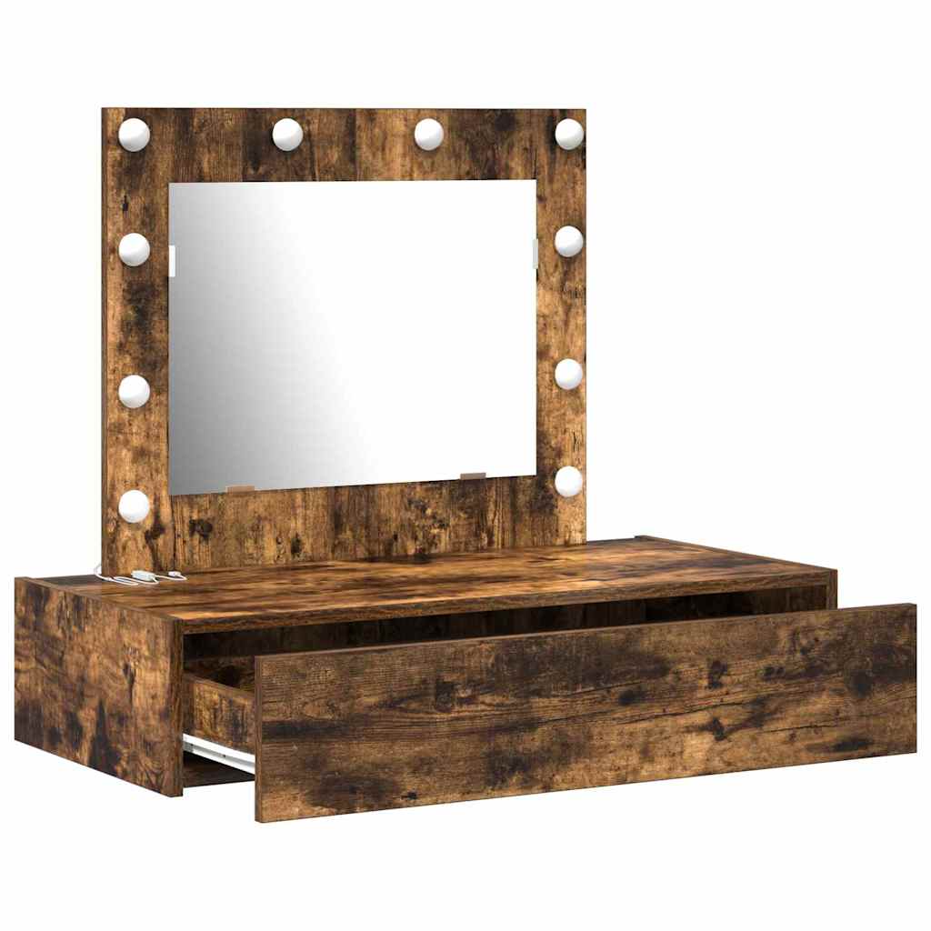 Plafondtafel met lade Bruin 83 x 40 x 70 cm Bewerkt hout is nu te koop bij PeponiXL, paradijselijk wonen!