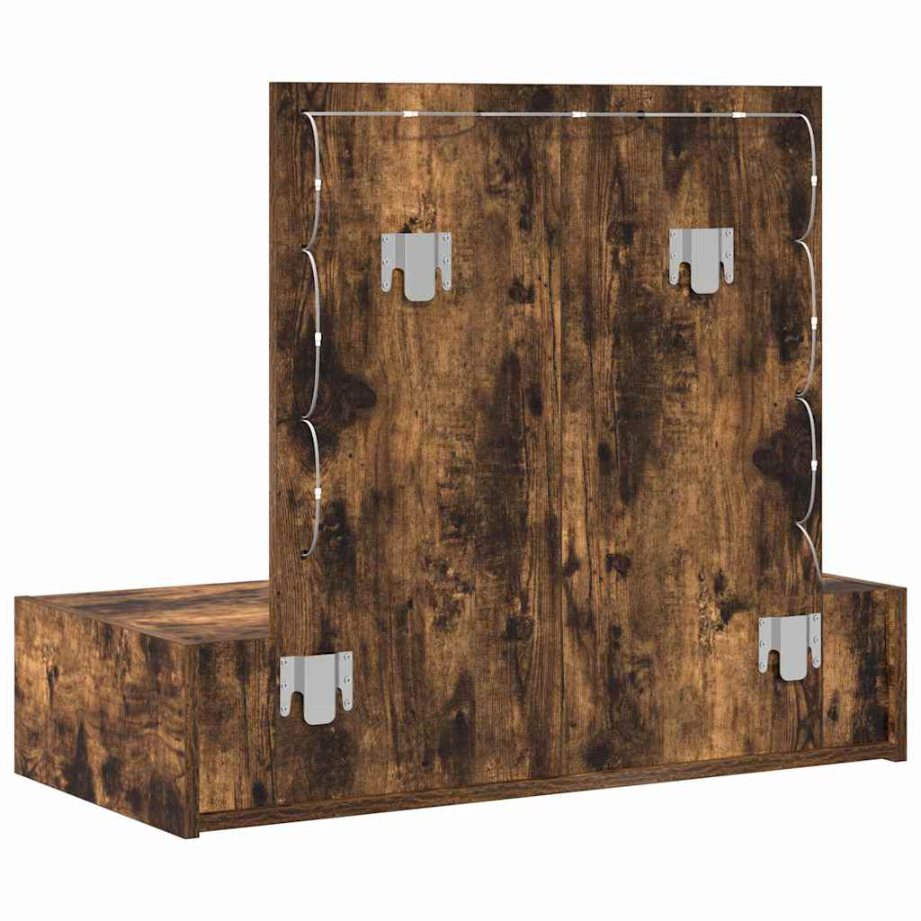 Plafondtafel met lade Bruin 83 x 40 x 70 cm Bewerkt hout is nu te koop bij PeponiXL, paradijselijk wonen!