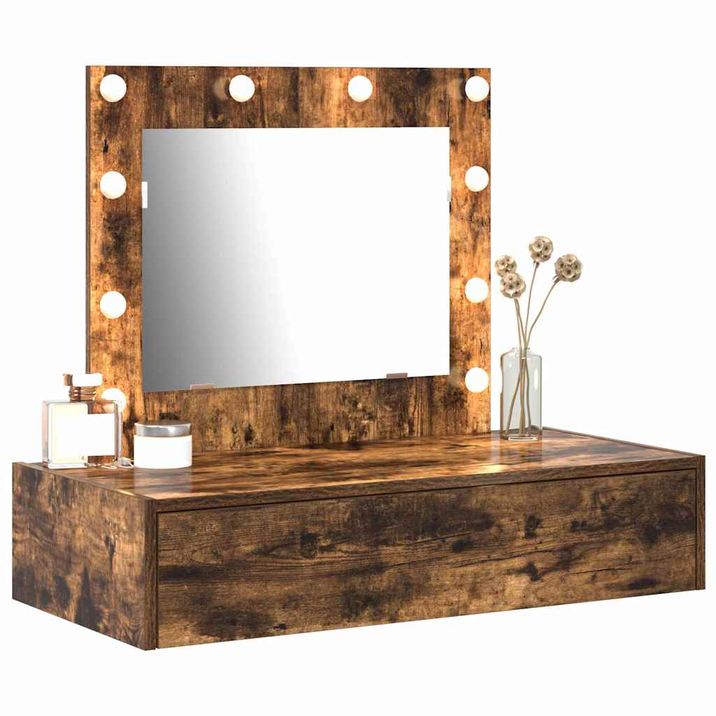 Plafondtafel met lade Bruin 83 x 40 x 70 cm Bewerkt hout is nu te koop bij PeponiXL, paradijselijk wonen!
