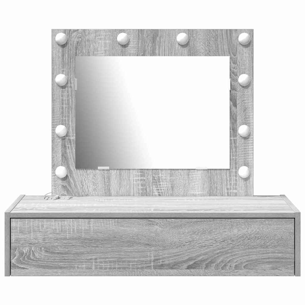 Plafondtafel met lade Grijs 83 x 40 x 70 cm Bewerkt hout is nu te koop bij PeponiXL, paradijselijk wonen!