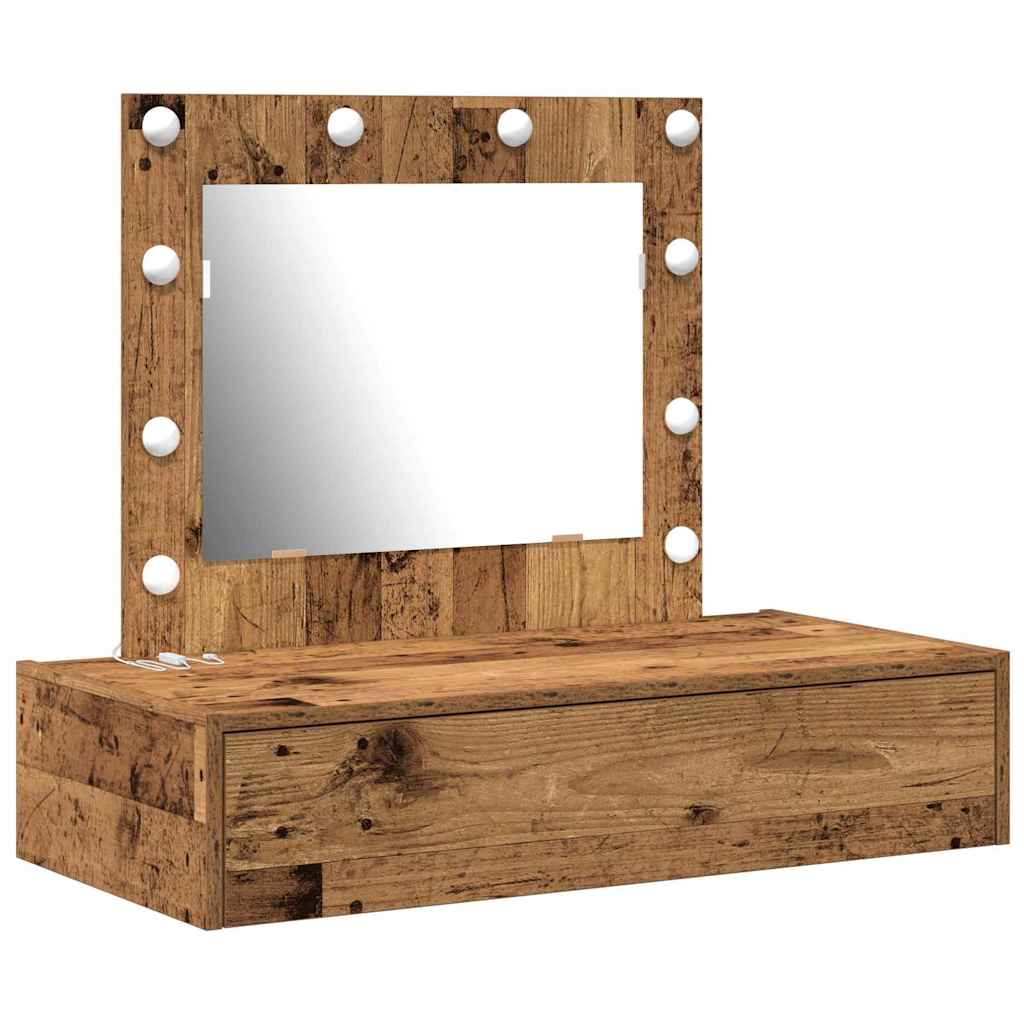 Plafondtafel met lade Bruin 83 x 40 x 70 cm Bewerkt hout is nu te koop bij PeponiXL, paradijselijk wonen!
