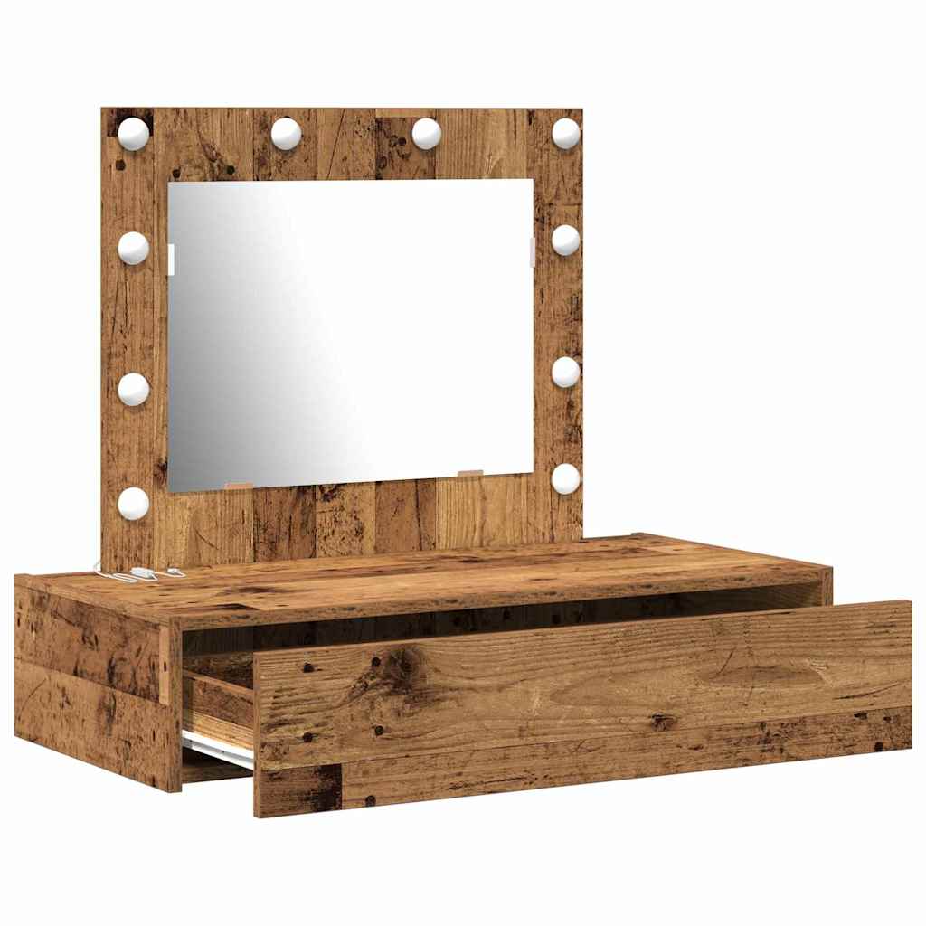 Plafondtafel met lade Bruin 83 x 40 x 70 cm Bewerkt hout is nu te koop bij PeponiXL, paradijselijk wonen!