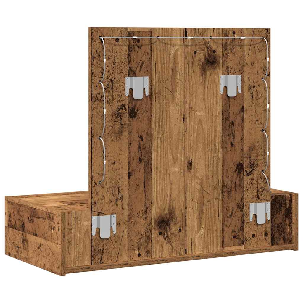 Plafondtafel met lade Bruin 83 x 40 x 70 cm Bewerkt hout is nu te koop bij PeponiXL, paradijselijk wonen!