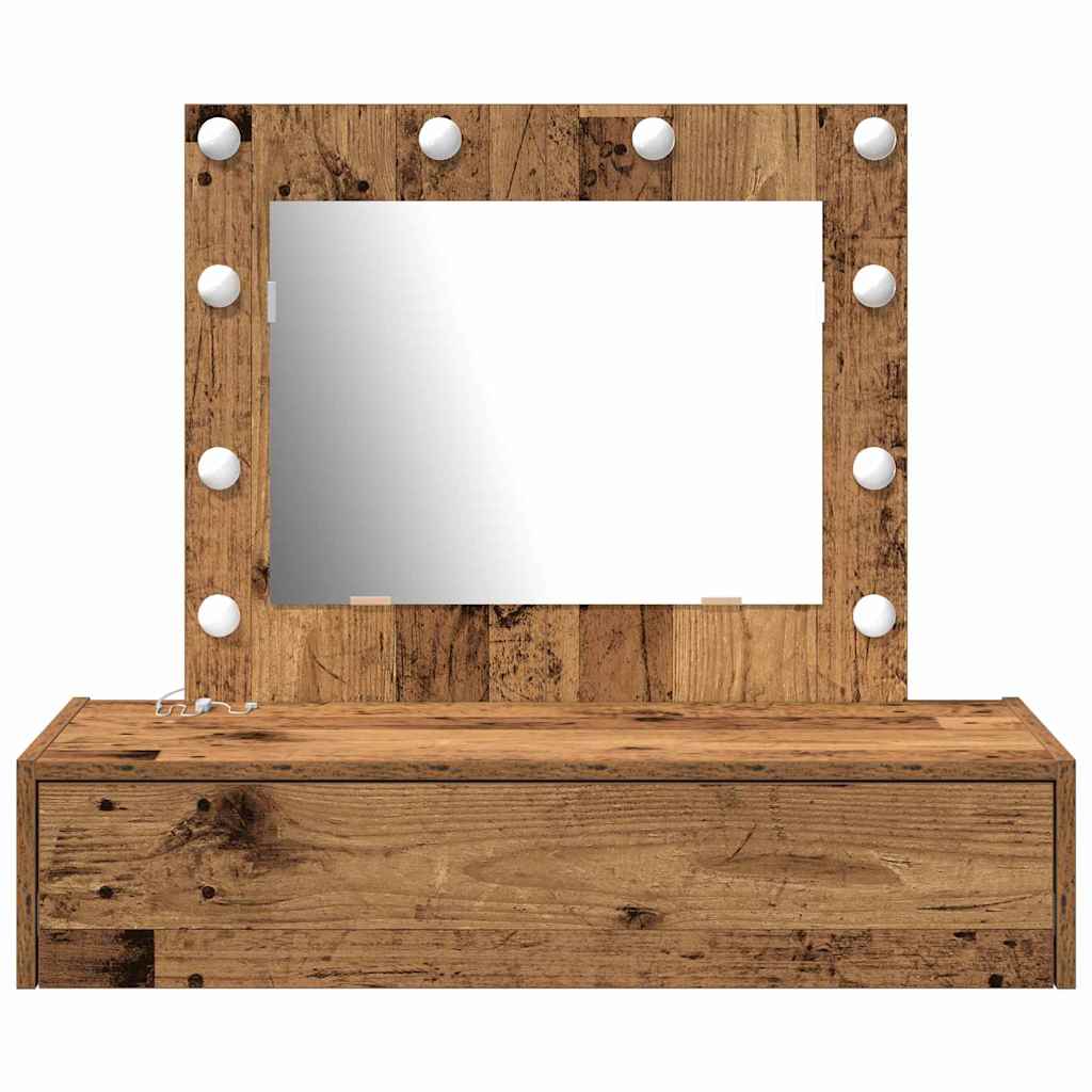 Plafondtafel met lade Bruin 83 x 40 x 70 cm Bewerkt hout is nu te koop bij PeponiXL, paradijselijk wonen!