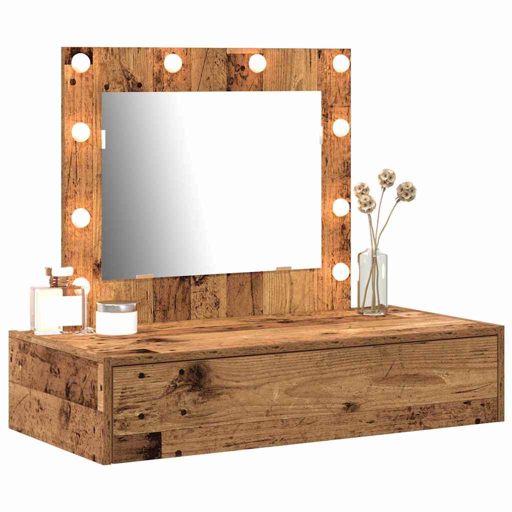 Plafondtafel met lade Bruin 83 x 40 x 70 cm Bewerkt hout is nu te koop bij PeponiXL, paradijselijk wonen!