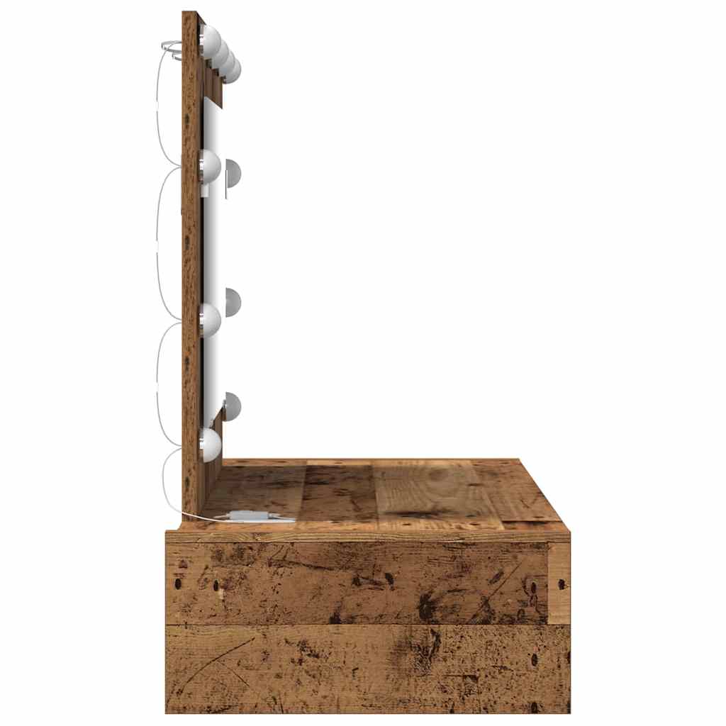 Plafondtafel met lade Bruin 83 x 40 x 70 cm Bewerkt hout is nu te koop bij PeponiXL, paradijselijk wonen!