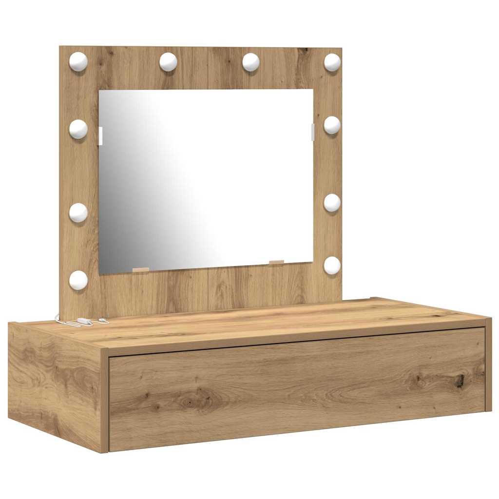 Plafondtafel met lade Bruin 83 x 40 x 70 cm Bewerkt hout is nu te koop bij PeponiXL, paradijselijk wonen!