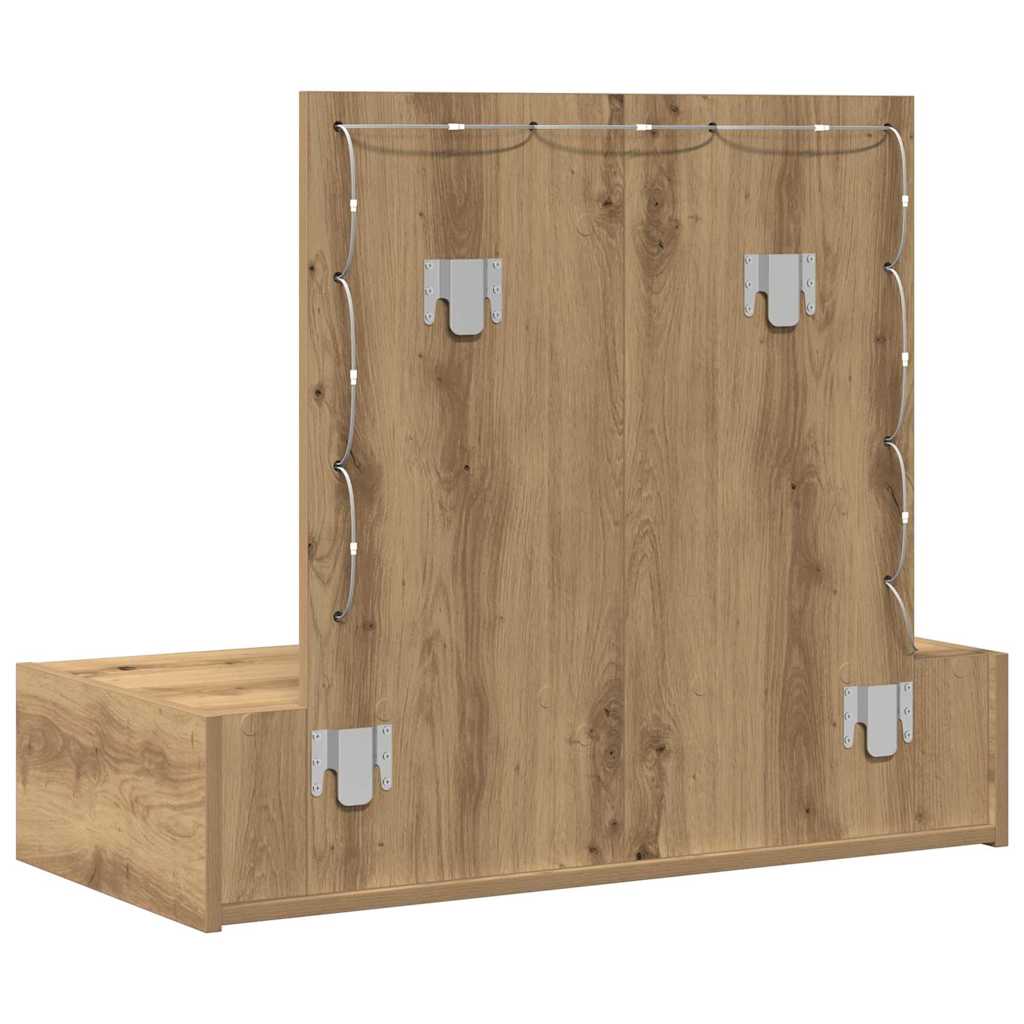 Plafondtafel met lade Bruin 83 x 40 x 70 cm Bewerkt hout is nu te koop bij PeponiXL, paradijselijk wonen!