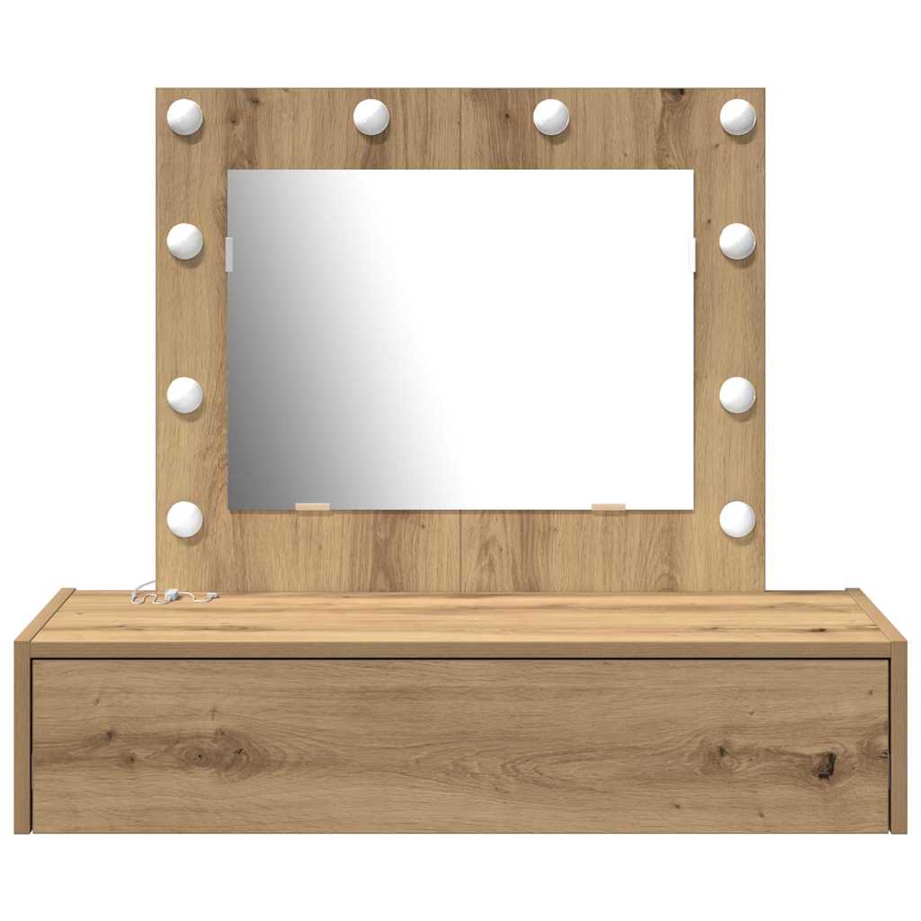 Plafondtafel met lade Bruin 83 x 40 x 70 cm Bewerkt hout is nu te koop bij PeponiXL, paradijselijk wonen!