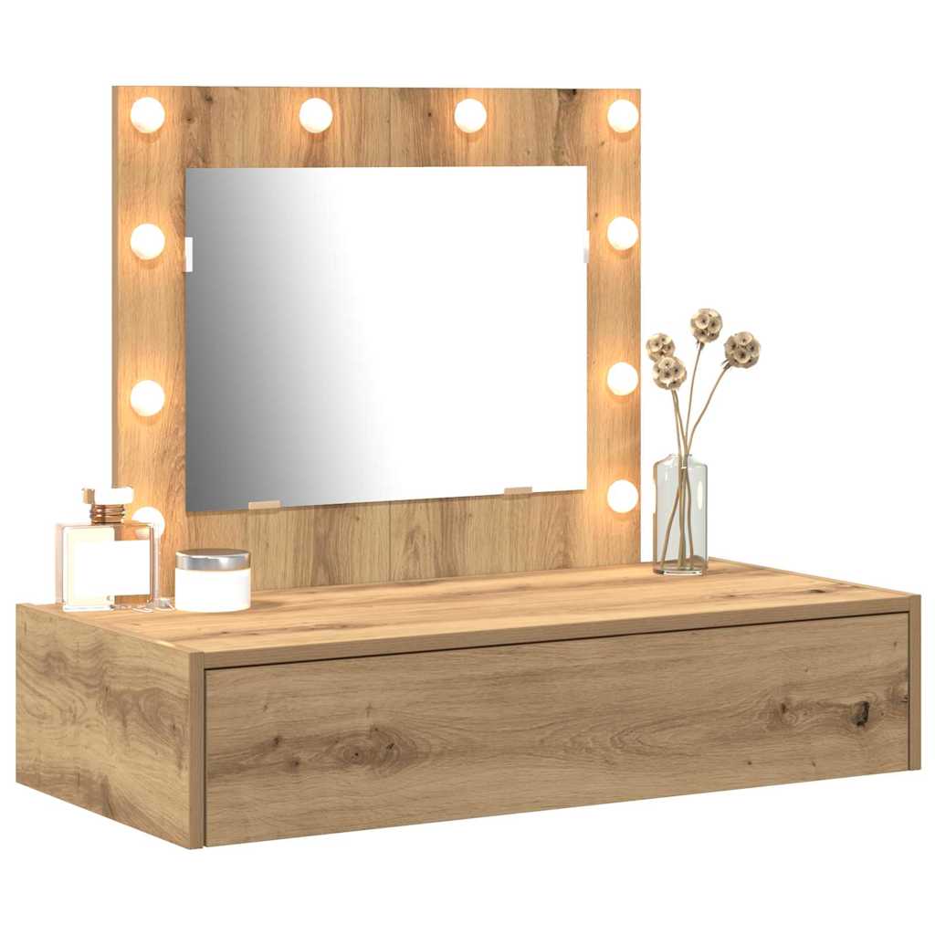 Plafondtafel met lade Bruin 83 x 40 x 70 cm Bewerkt hout is nu te koop bij PeponiXL, paradijselijk wonen!