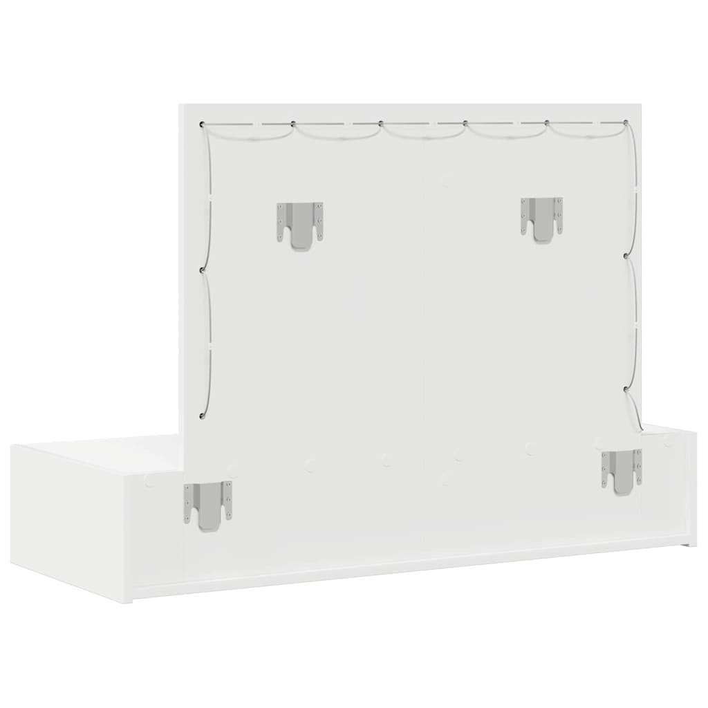 Plafondtafel met lade Wit 100 x 40 x 70 cm Bewerkt hout is nu te koop bij PeponiXL, paradijselijk wonen!