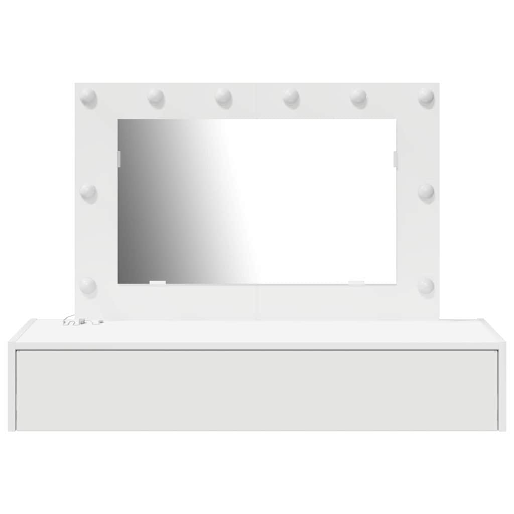 Plafondtafel met lade Wit 100 x 40 x 70 cm Bewerkt hout is nu te koop bij PeponiXL, paradijselijk wonen!