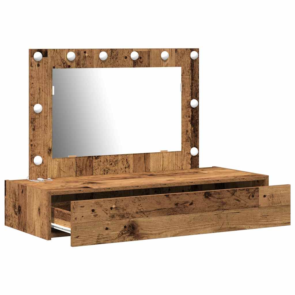 Plafondtafel met lade Bruin 100 x 40 x 70 cm Bewerkt hout is nu te koop bij PeponiXL, paradijselijk wonen!